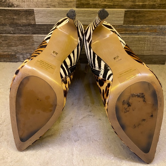 KC animal multi print animal fur booties - Picture 3 of 4